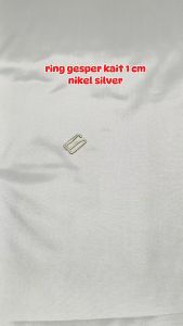 Gesper Kait Lebar Lubang 1 cm Nikel Silver Harga Per Lusin 12 Biji