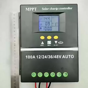 MPPT Solar Controller 100A/80A/60A 12V 24V 48V Screen AUTO Battery Charger with LCD Display