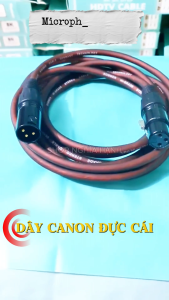 Dây Canon Đực Cái Dài 1M 2M 3M 5M 10M (Dây Canon 2 đầu Cáp âm thanh Canon Dây Canon loại tốt)