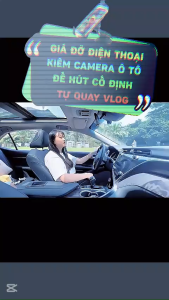 🎥 GIÁ ĐỠ ĐIỆN THOẠI CAMERA Ô TÔ – SELFIE DẪN ĐƯỜNG QUAY VIDEO VLOG | ĐẾ HÚT CHÂN KHÔNG SIÊU DÍNH 🚗 K5-1.5