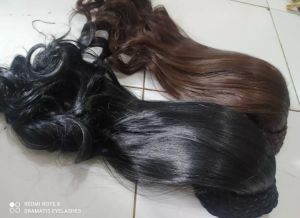 Hair Extensions Ekor Kuda Curly Rambut Palsu Ekor Kuda