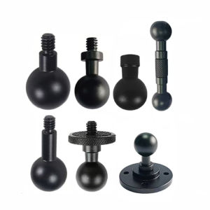 13 มม./15 มม./17 มม.BallHead อะแดปเตอร์คลิป Mount สําหรับกล้อง Action Gopro 17mm Converter ถึง 1/4 สกรูสําหรับกล้องอุปกรณ์เสริม