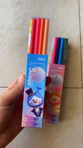 Bút chì màu Deli C117-12 - bút chì màu 12 màu tươi sáng