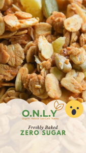 Fresh Baked Keto Granola or Healthy Cereal 400g