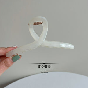 15cm Premium Large Hair Claw Super Size Elegant Hair Accessories Shark Clip Stylish Hair Decorations for Bun Hairstyling