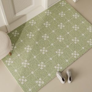 Thảm Thảm Chống Trượt Ngoài Cửa Lông Sợi Cao Cấp Mới Vào Nhà Thảm Phòng Khách Thảm Phòng Khách Chống Mài Mòn Thảm Phòng Khách PVC Hình Chữ Nhật Hình Vuông