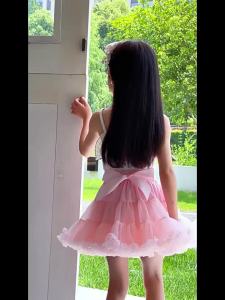 JIFANPAUL | Váy Đầm Voan Xốp Cho Trẻ Em