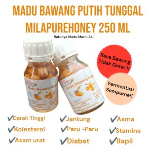 MADU BAWANG TUNGGAL OBAT ALAMI DARAH TINGGIKOLESTEROLSTAMINADIABETESASAM URAT