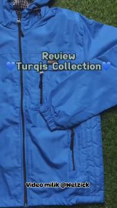 WELZICK - Jaket Windbreaker Outdoor Jgn02 Turkis Medium M L XL Jumbo 2XL 3XL 4XL 5XL