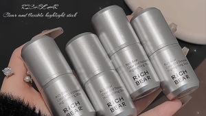 【Delivery 2-3 days】High Gloss Stick Highlighter Stick Cool Shimmer Shiny Pen Women Eyes Makeup Glitter Eyeshadow Pen Face High Light Stick Long Lasting High Gloss Female Cosmetics