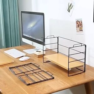 Desktop Organisers Desk Book Shelf Blind Box Display Stand Skin Care Rack