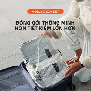 Túi Hút Chân Không VOLLYC EZYPACK & EZYBAG 25L Chất Liệu Nylon Chống Nước IPX7 Nén 85% Dùng Cho Vali Ba Lô Cắm Trại Du Lịch