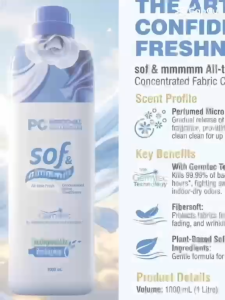 sof & mmmmm All-time Fresh Concentrated Fabric Conditioner 1000ml Personal Collection Thinking Blasting Deal
