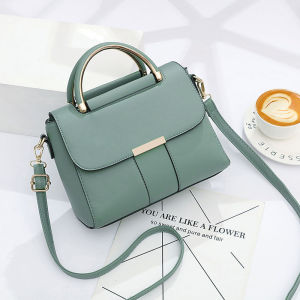 Style Ladies Handbag Single Shoulder Crossbody Bag Commuter Fashion Casual Korean Version New Model Soft PU Leather