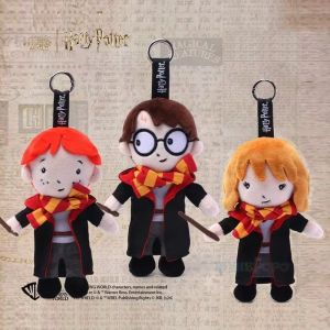 Official Harry Potter 17cm Academy Plush Backpack Ornament - Adorable Wizard Robe Design for Movie Enthusiasts