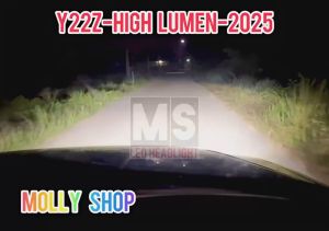 แสงไม่เอียง โฉมปี2025 สเปคดีกว่า Y15H ขั้วH4 คัตออฟ RHD ไฟหน้า Y19 Z-HIGH POWER