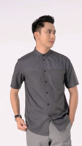 Kemeja Muslim Modern Premium Pria Dewasa Baju Koko Lengan Panjang Fadkhera Adlan