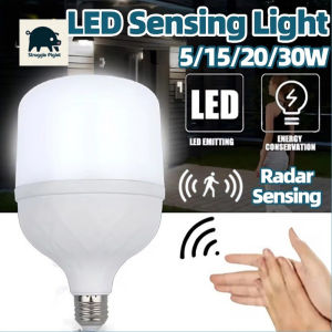 LED Sensor Light Bulb Smart Radar Sound Motion Sensor E27 Induction Bulb Stair Hallway Lighting