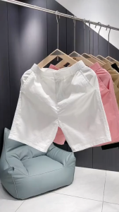 Quần Short Kaki Basic 6 màu Chất vải kaki cao cấp không nhăn không bai