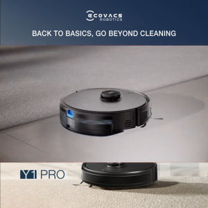 ECOVACS Deebot Y1 Pro Vacuum Cleaner dan Vacuum Mop / Penyedot Debu Sapu dan Pel Y1PRO