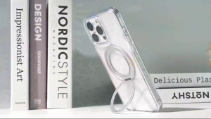 Anvers MagSafe Case Matte Black | Magnetic 360° Ring Holder + Invisible Stand | Shockproof Slim Cover for iPhone 17 Pro Max/17 Air/16/15/14/13/Plus