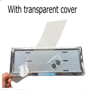 Car Plate cover frame with ACRYLIC Cover Stainless Steel car plate Protector holder case