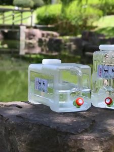 Transparent White Portable Outdoor Water Barrel Bucket/Portable Water Tank/Water Container For Camping Picnic