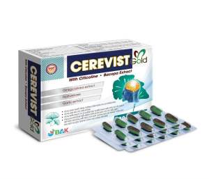 Viên uống bổ não CEREVIST GOLD BAK (hộp 30 viên) hỗ trợ phòng ngừa tai biến mạch máu não.