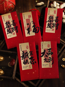 6PCS 2026 New Year Red Packet Angpao CNY Red Envelope Lucky Money Bag Chinese New Year Money Bag 利是封 红包