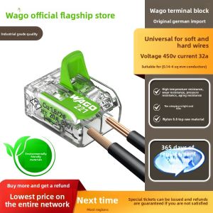 Wago | Soft Hard Wire Environmental Friendly Quick Connect Terminal 0.14-4 sqmm