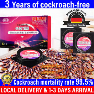 1 poisoned and the whole litter cockroach died cockroach bait Mortality rate 100% cockroaches killer 1 box 6 pcs ubat lipas dalam rumah Ubat lipas paling berkesan Kill cockroaches and their eggs together perangkap lipas 蟑螂药