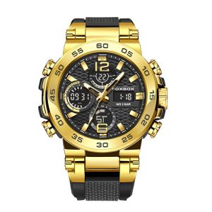 FOXBOX Business Watch Men Fashion Diver Watch Men Top Brand Luxury Sport Waterproof Military Chronograph Relógio Masculino+BOX