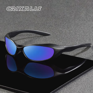 CRIXALIS Retro Sunglasses For Men And Women Y2K Trendy And Fashion Sports Cycling Sun Glasses Anti-reflective Shade UV400