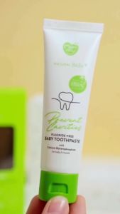 Kem Đánh Răng Trẻ Em Mămmy Kem Đánh Răng Thảo Dược Cho Bé Nuốt Được Organic Thuần Chay Tuýt 45gr