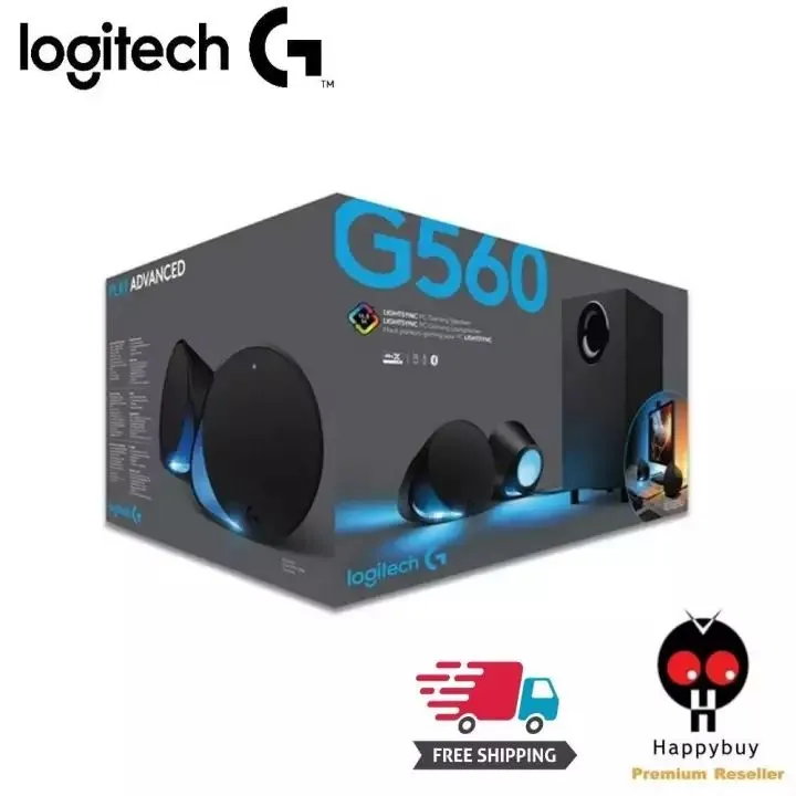 Logitech G560 LightSync PC Permainan Pembesar Suara