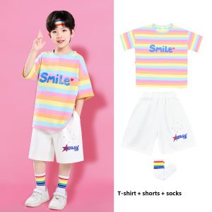 Gasvr | Childrens Performance Costume Girls Puff Skirt Set