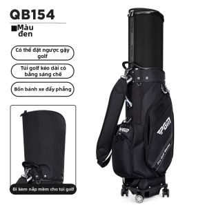 PGM | Túi Golf Bốn Bánh Telescopic Vỏ Cứng