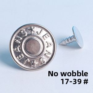 Fixed Metal Button for Jeans Womens Pants Decorative Retro Row Button No Tapering Required High Quality Sewing DIY Material