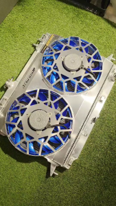 หม้อน้ำมิเนียม+พัดลมไฟฟ้า(โปร่งใหญ่ 350มิล) มีทุกสีทุกระบบ2สปีด ประกัน6เดือน สั่งสีทางแชทได้เลย