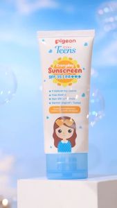 Pigeon Teens Everyday Sunscreen SPF 35 PA+++ 30ml | 60ml | Sunscreen Remaja Real SPF | No Whitecast | Non Sticky Formula