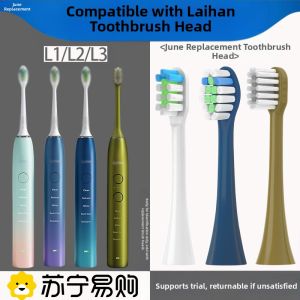 Soft Bristle Electric Toothbrush Replacement Head Compatible with LMN L1 L2 L3 L1-TZ by Liuchushou for Deep Cleaning