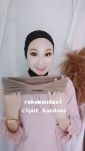 Ciput Bandana Jersey Anti Ribet 2 In 1