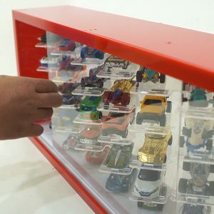 Rak Hotwheels Akrilik 45Garage Landscape Isi 60 No Header