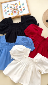 Thanaya Kids - Siena Top Atasan Smock Anak Perempuan Blouse Anak Cewek 1-8 Tahun