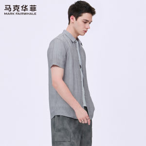 Mark Fairwhale | Breathable Retro Style Mens Short Sleeve Shirt