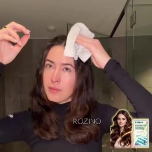 【No-Rinse Hair Cleaning Cap】1/2/3Pcs Instant Oil Control Volumizing No-Wash Cleaning Cap 20g Quickly Cleans Hair Removes Oil Instantly with Just One Wipe Essential for Travel and Outings Fast and Convenient Makes Hair Smoother Shinier Softer No...