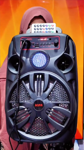 Speaker Aktif Bluetooth Full Bass 9 inch SQRS 815 MAX + 2 MIC KABEL + REMOT + CHARGER USB Salon Bluetooth Karaoke Dynamic Speaker Bluetooth Full Bass Subwoofer | Speaker Bluetooth Karaoke Wireless - TSA