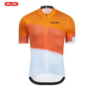 RAUDAX Mens Cycling Jerseys Set Summer MTB Team Clothes Short Sleeve Uniform Triathlon Skinsuit Ropa De Hombre Cycling Clothing
