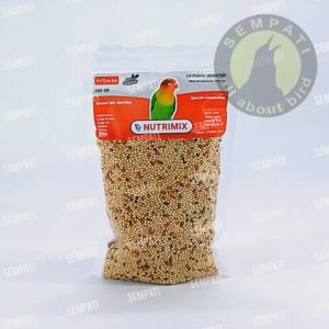 SEMPATI Nutrimix Lovebird 200gr Milet Campur Mix Seed Pakan Burung Lovebird Love Bird Lb Pakan Harian Burung Milet Putih Merah Biji Sawi Minyak Metabolisme