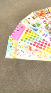 [YLS] Sticker Stiker Gambar Tempel Anak Timbul Karakter Disney Princess Cinderella